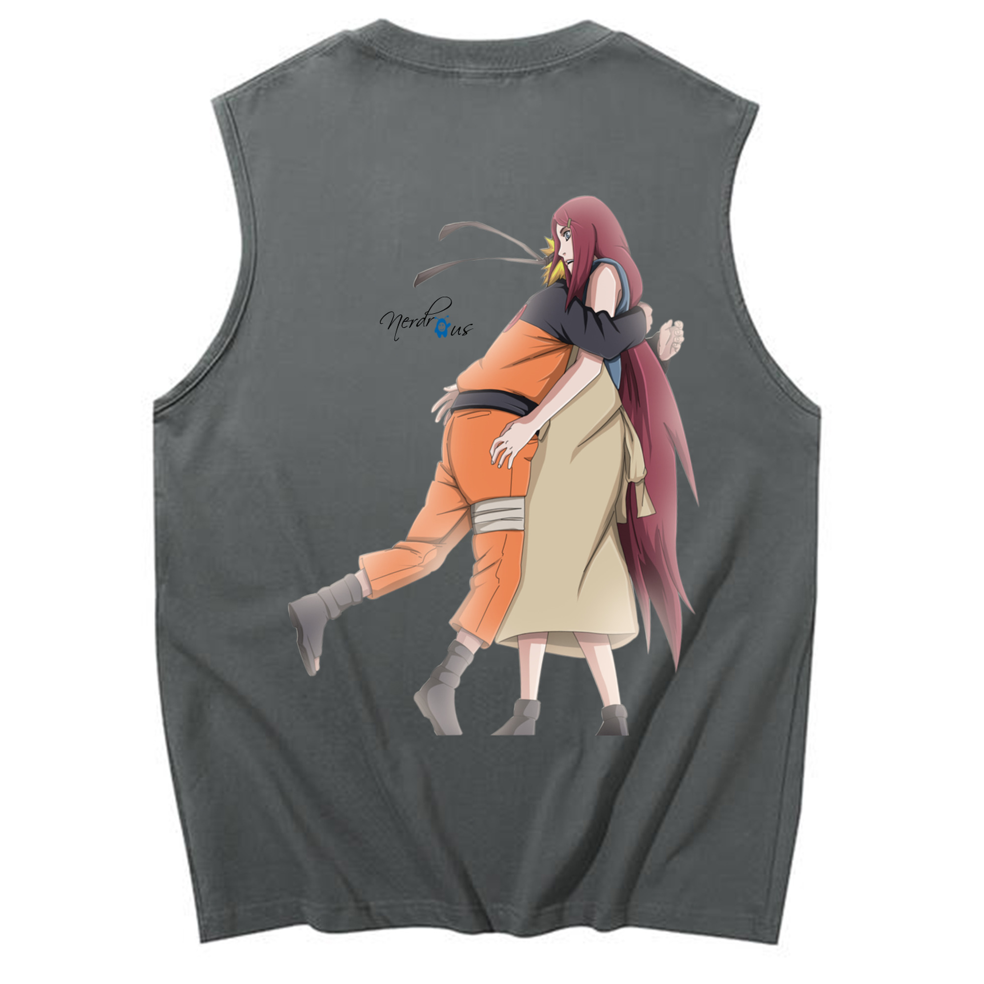 （画像用） NARUTO -ナルト- うずまき ナルト Uzumaki Naruto コットン100％タンクトップ（背面プリント）